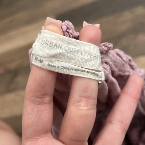 Urban Outfitters Rosie smocked tiered ruffle romper in lilac size medium - Picture 11 of 12